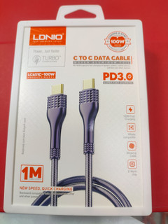 کابل شارژ type_c به type_c برند Ldnio مدل Lc651c_100w شارژ فوق سریع