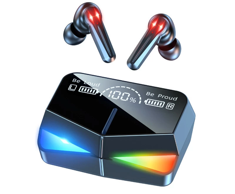 هندزفری بلوتوث گیمینگ‌ m28 با نورپردازی playgames V5.3