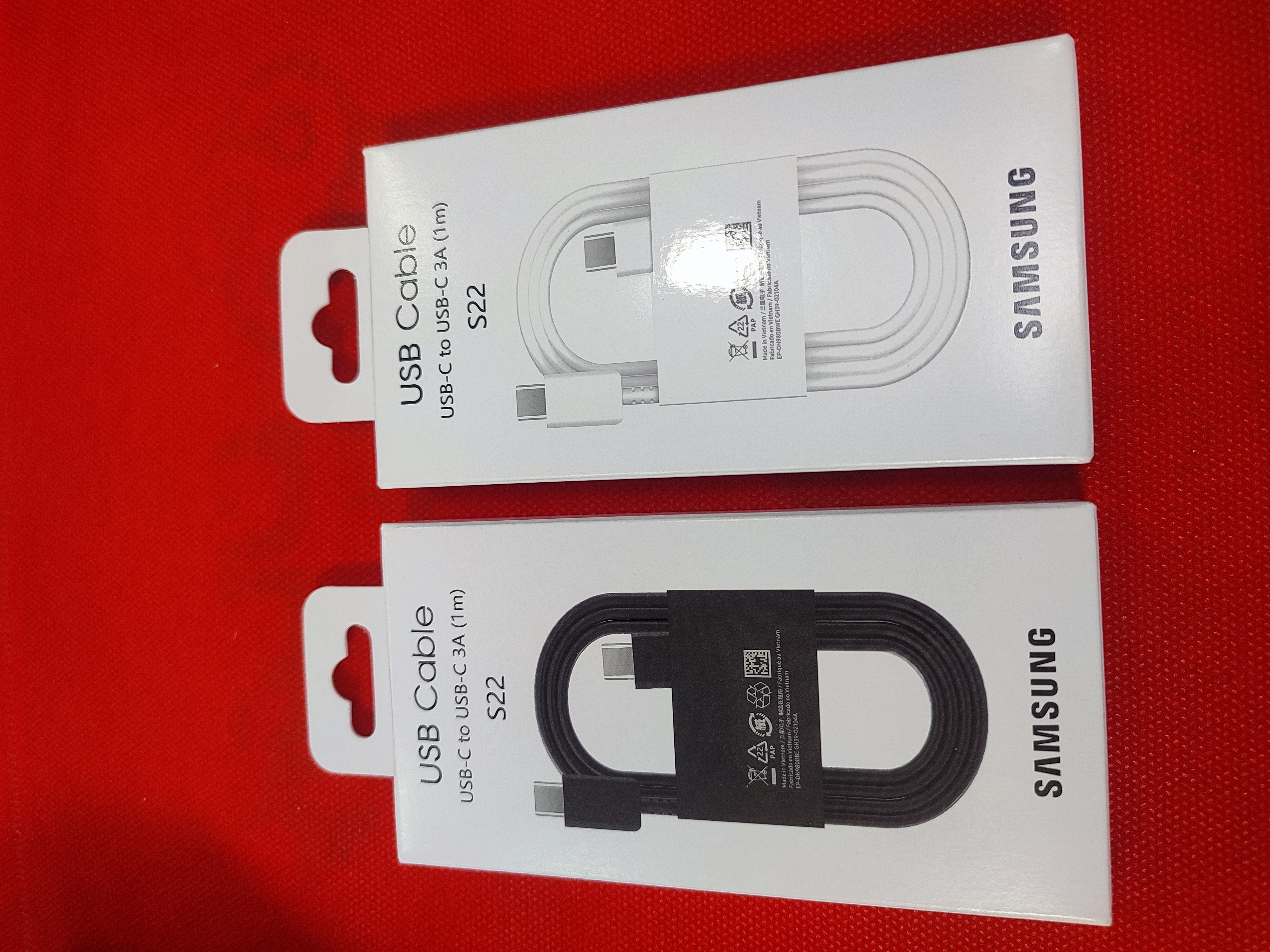 کابل دو طرف تایپ سی type-c to type-c سوپر فست شارژ سامسونگ‌اورجینال مدل s22