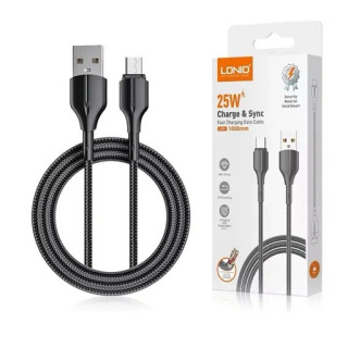 کابل شارژ micro usb الدینیو فست شارژ ۲۵ وات