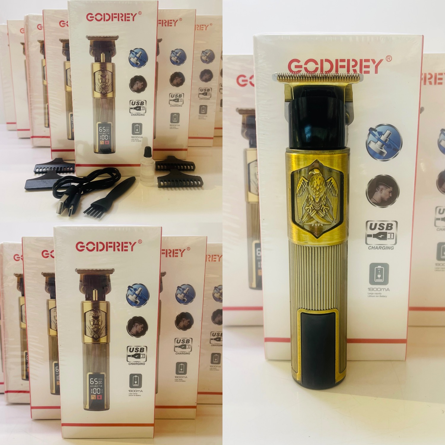 ماشین اصلاح اورجینال godfrey مدل H11 دارای صفحه نمایش