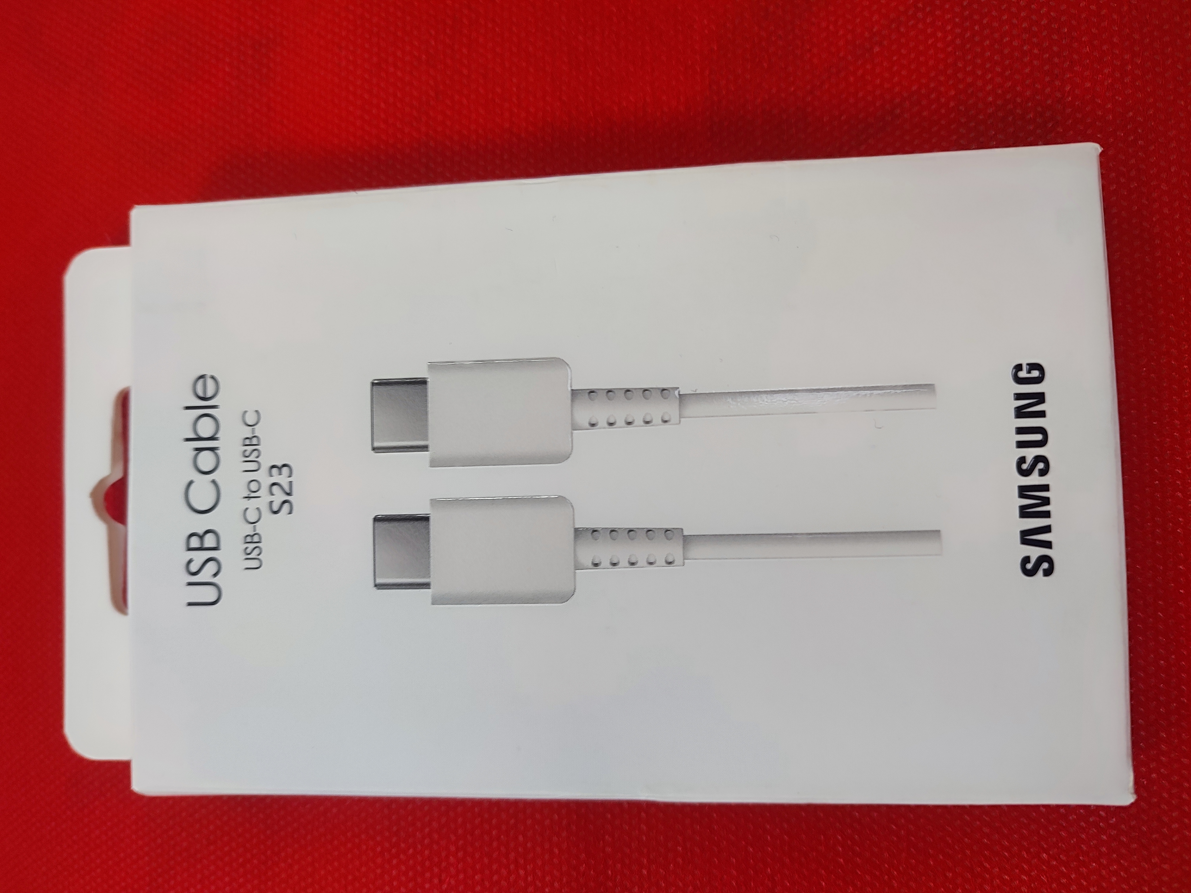 کابل شارژ اصلی ۲ طرف تایپ سی مدل s23