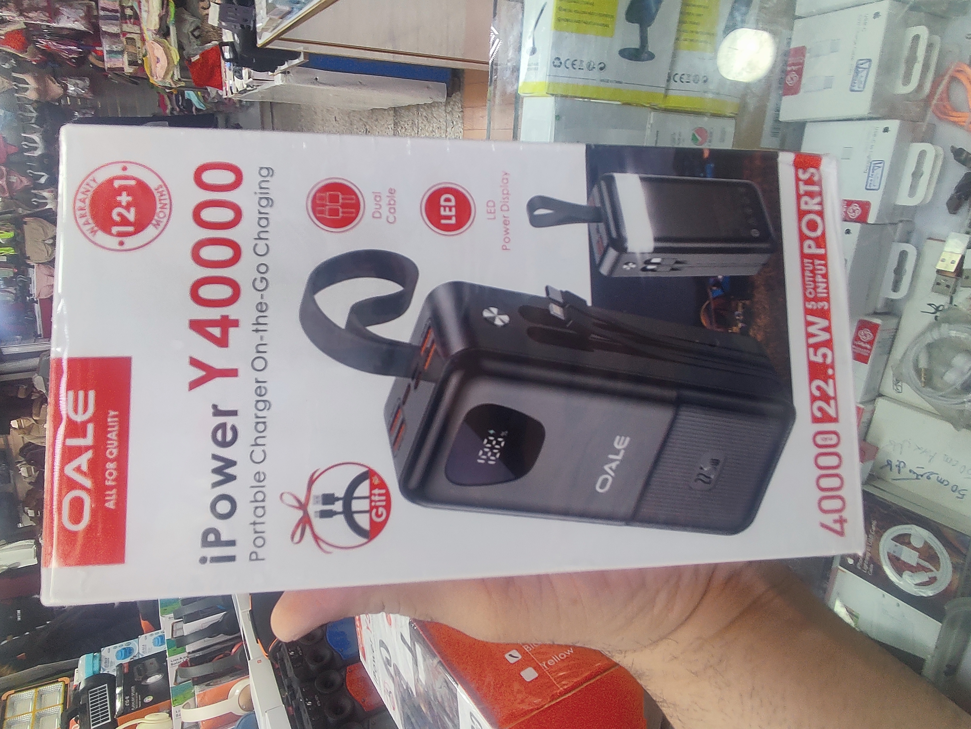پاوربانک اورجینال 40000mah برندOALE