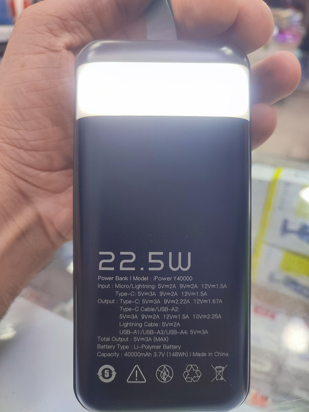 پاوربانک اورجینال 40000mah برندOALE