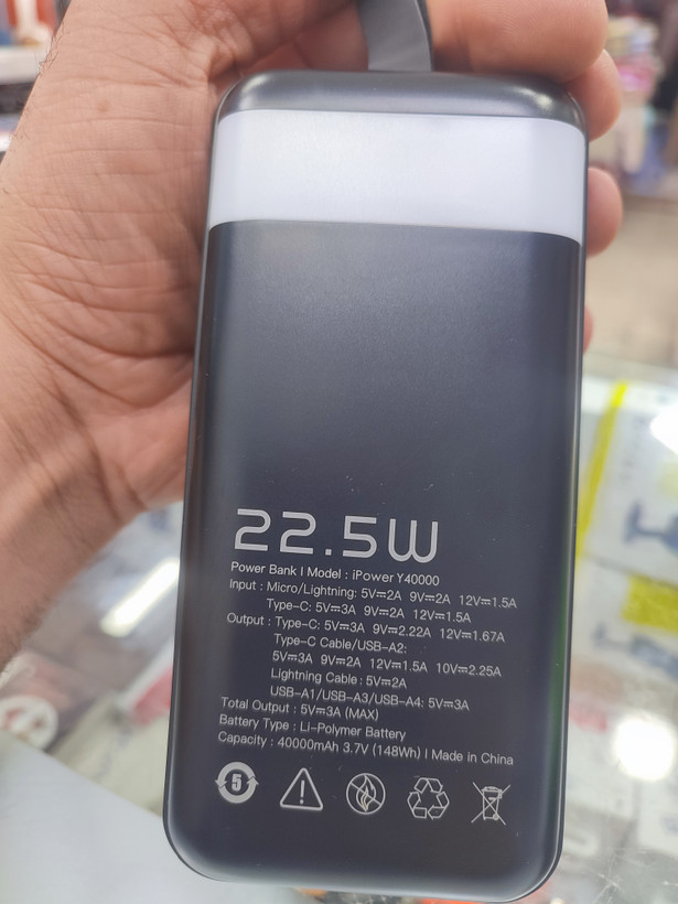 پاوربانک اورجینال 40000mah برندOALE