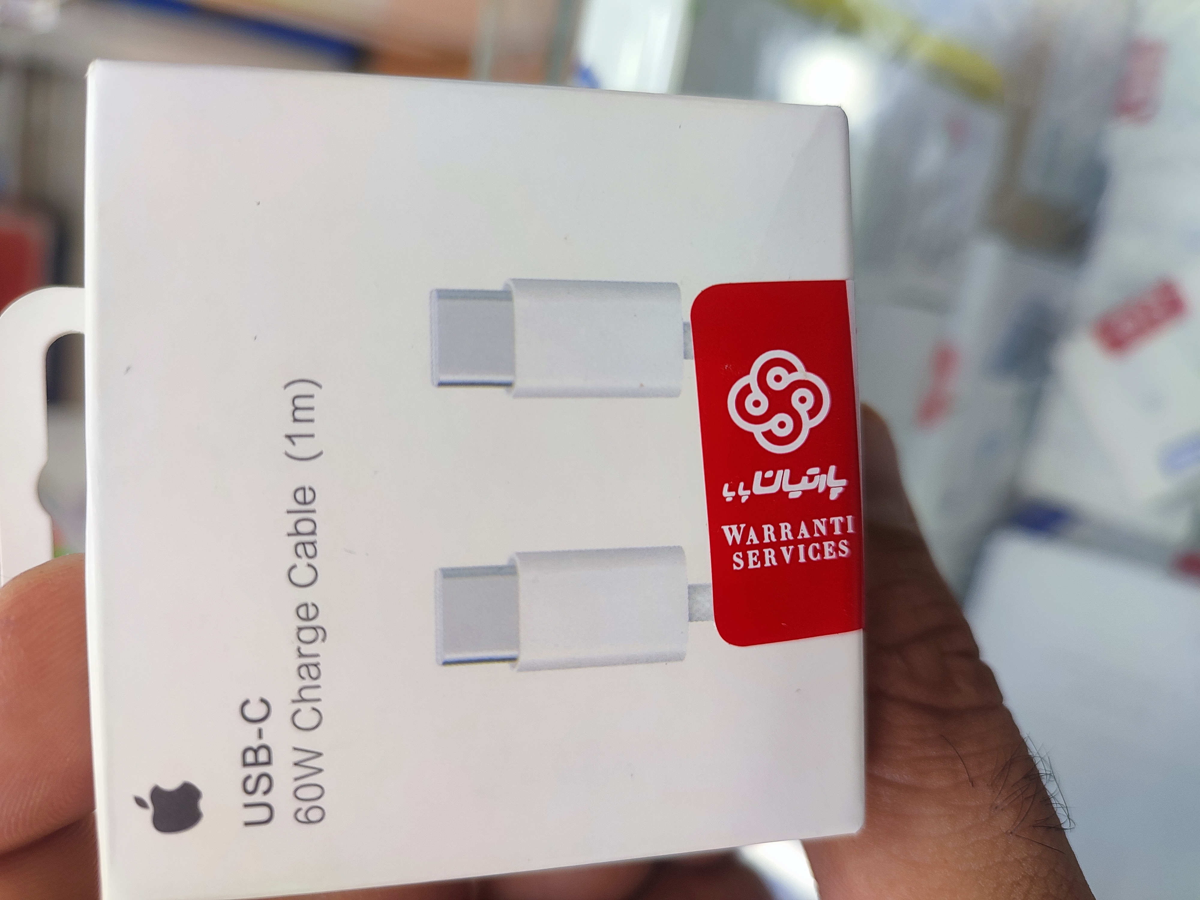 کابل شارژ اصلی آیفون ۲ طرف تایپ سی